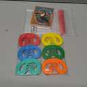 Ecally 36 Pcs VBS 2026 Silicone Wristbands with Rainforest Falls Animal Cards Christian Rubber Bracelets Set Religious Party Gifts Bulk for Christian Missionaries Sunday School Church Group Supplies