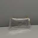 LOXOMU Clear Purse Stadium Approved, Small Crossbody Bag Shoulder Handbag for Women