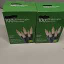 100 Mini LED Lights Warm White - Pack of 2