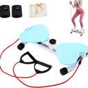 Twisting Waist Machine,2025 New Waist Twister Machine Exercise,Balance Board for Foot Massage and Weight Loss,Waist Twister Board with Loop Resistance Band,Noiseless Aerobic Waist Sculptor Twist (Pink)