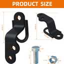 lifgarfe Three-Way Receiver Hitch Lawn Mover Hitch Attachments Fit for ATV/UTV