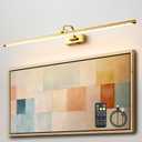 Picture Lights for Wall Battery Operated, Rechargeable Light for Pictures with Remote & Timer, Gold Art Light for Paintings 39 Inch Wireless Dimmable Cordless Gallery Frame Lights with 3CCT