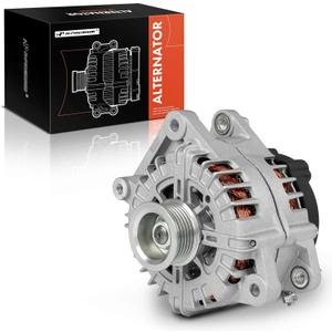 A-Premium Alternator Compatible with Kia Sorento 2019-2020 3.3L, Sedona 2019-2021, Cadenza 2017-2020, 12V 180A 6-Groove Pulley Clockwise, Replace# 373003L050