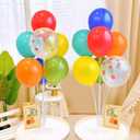 10 Sets Balloon Stand Kit, balloon sticks Holder with base for Table and floor, Birthday Wedding Party Decorations