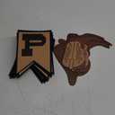 Oudain Western Birthday Cowboy Party Decoration, Happy Birthday Banner Double Layer Hat Boots Cowboy Hanging Swirls for First Party, Western Theme Decoration Supplies
