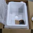 Undermount Kitchen Sink White 27 x 19 Inch,10" High Top Mount Fireclay Sink Drop In Single Bowl, Dual Mount, with Accessory 2 Types, Pure White, for Kitchen & Laundry