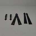 skysen Magnetic Garage Door Decorative Faux Hinges Handles Accents Hardware Kit Black (cxckls)