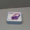 Kids Headphones, Wired Headphones for Kids On Ear with Microphone, 93dB Volume Limiter Headphone for Girls Boys, Foldable Lightweight Headphone for School Learning & Entertainment, Pink Purple
