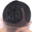 ZJchao Glueless Bob Wig, Pre Cut Black Lace Front Wig Bob Short Human for Women Straight, (Black)