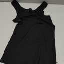 wirarpa Women's Tank Tops Micro Modal Summer Women's Camis Undershirts 2 Pack, Size S (Black)