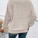 Womens Long Sleeve Shirts Crewneck Tunic Tops Pullover Sweaters Business Casual Blouses Fall Fashion 2026 (Beige, XL)