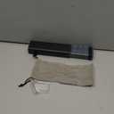 7 Day Weekly Metal Pill Organizer Travel, Kursoaya Premium Aluminum Daily Pill Box, Cute Portable Pill Case, Large Capacity Pill Holder for Supplements, Pills, Vitamins, Medicine (Black)