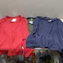 3 Pack Mens Waffle Henley Shirts, Long Sleeve Button Tops Casual Basic T-Shirts Lightweight Knit Pullover M