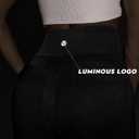 Fisoew Womens Ribbed Seamless Leggings High Waisted Tummy Control Workout Full Length Yoga Pants (X-Large, Dark Grey)