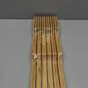 In-Drawer Knife Block Organizer - Bamboo Wood Drawer Knife Organizer-Protecting Knife Organizer Block (Not Included) (Natural, 11 Knives Dock)