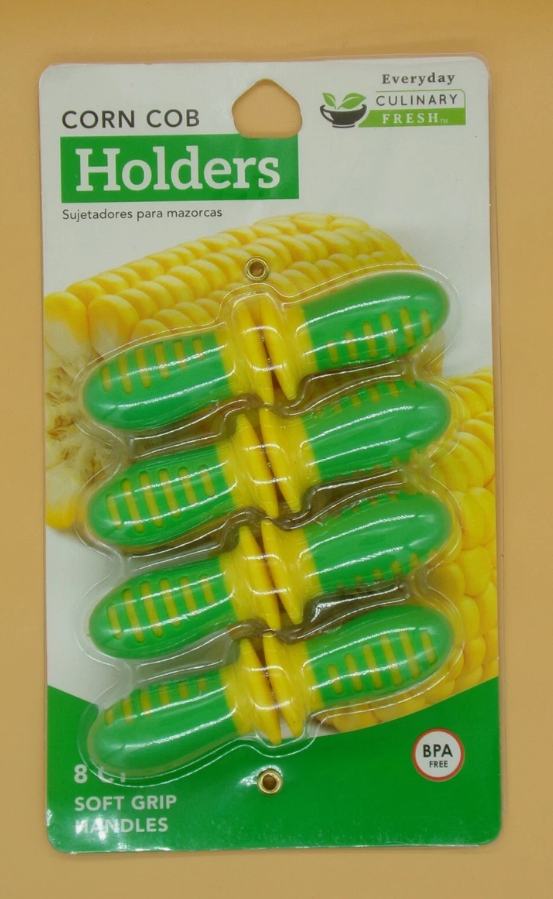 Everyday Culinary Fresh 8 Jumbo Corn Cob Holders - Stainless Steel Prongs