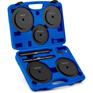 Orion Motor Tech Truck Hub Seal Installer Kit, Heavy Duty Seal Drivers Compatible with Class 7 8 Trucks, Set of 5 (black)