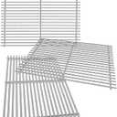 Kalomo Grill Grates Parts for Weber Genesis Grill 66803, 66096, Weber Genesis II E-610, Genesis II LX E-640 S-640, CSE-315, CSS-315, 18”Stainless Steel Grids BBQ Gas Grill Replacement Parts