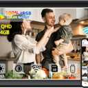 2K 64GB 11inch Digital Picture Frame WiFi6&5G Digital Photo Frame 1920x1280 FHD IPS Touch Screen 100% sRGB,Share Photos & Videos via Frameo App, Extend Storage by SD Card and USB Drive,Clock,Weather