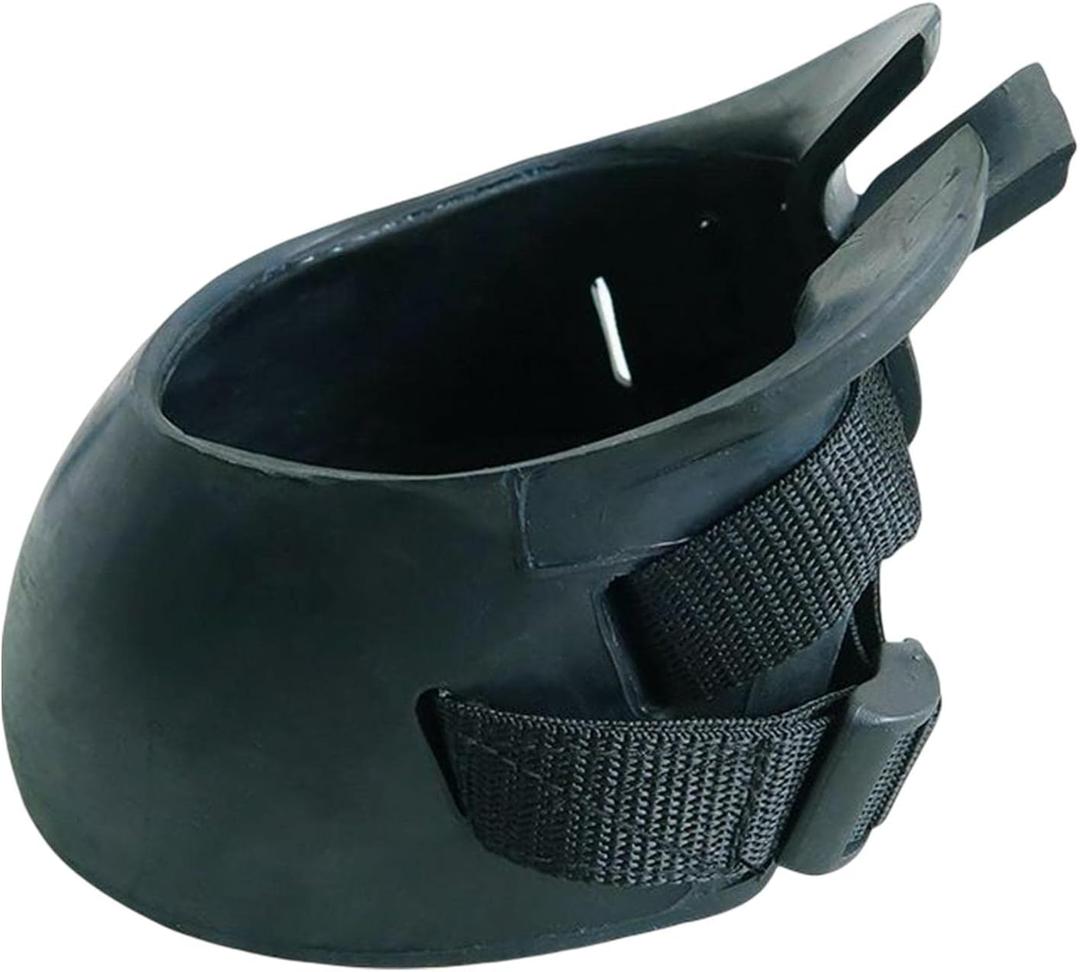 Esquirla Horse Hoof Boots Sturdy Comfortable Protective Cover Equine Hoof Protector Horses Protection Rubber for Riding Training Equestrian Supplies, Medium