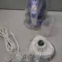 OMAIGA Cordless Iron for Clothes, 1550W 2-In-1 Cordless/Corded Steam Iron Rapid Heating, Ceramic Soleplate, 3-Way Auto-Off, Self-Cleaning, 12.85oz Water Tank Ironing Clothes for Home, Purple (Lavender)