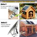Solar Fan for Greenhouse, Shed, Dog, Potty, 4X IPX7 Waterproof Fans, Total 30W Solar Panel, 2 Kits Strong Airflow Circulation System, Solar Exhaust Fan for Chicken Coop, Vent, Ventilation