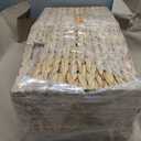 Jinei 6 Pcs Water Hyacinth Storage Baskets with Lid 12"x12"x12" Wood Color