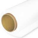 Huamei Seamless Photography Background Paper, White Photo Backdrop Paper Roll for Photoshoot, Video and Streaming #93 (6.8x16 Feet, Arctic White)