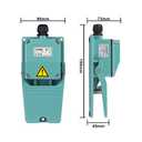 XURUI Power Maintained Foot Switch XF-402R, Single Pedal, 15A 250V, 7.2 Feet Cord with Plug,Cast Aluminum (Maintained Switch)