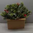 2PCS 6Ft Artificial Norfolk Pine Garlands, Real Touch Winter Christmas Garland, Green Artificial Greenery Garland for Table, Mantle, Wall, Indoor, Outdoor Christmas Decorations (2, 6FT)