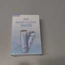 2 in 1 Electric Razors for Women Electric Shaver (Blue)