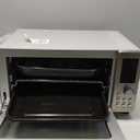 Nuwave Bravo 12-in-1 Air Fryer Toaster Oven Combo, Airfryer Convection Oven Countertop, 1800 Watts, 21-Qt Capacity, 50°-450°F Temp Controls, 65 Recipes & 4 Accessories, Silver- Stainless Steel