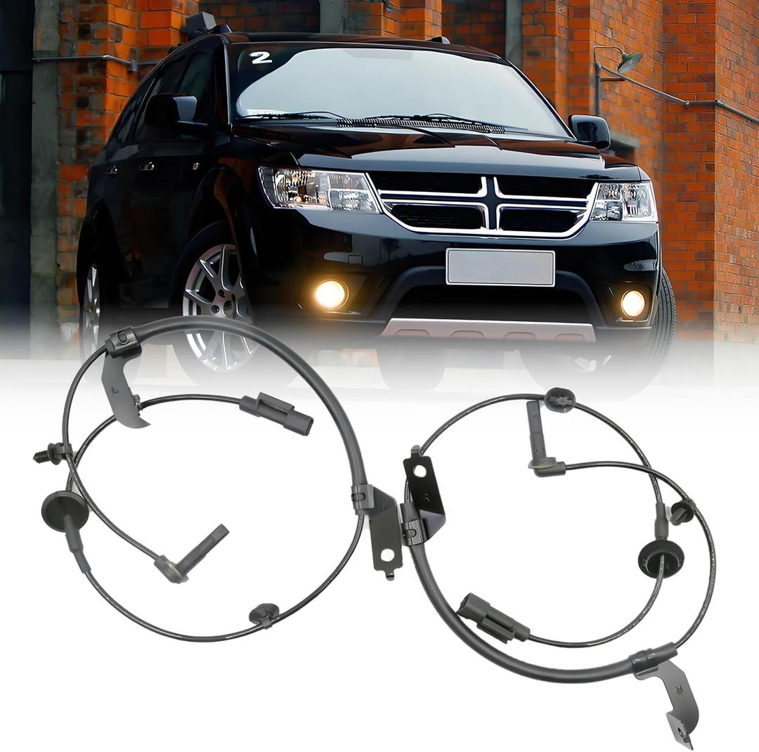 ABS Wheel Speed Sensor Front Left Right Compatible with 2009-2020 Dodge Journey 08-14 Dodge Avenger 07-10 Chrysler Sebring 200# ALS2408 ALS2410