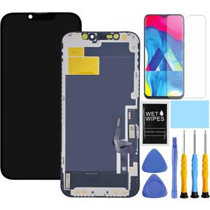 for iPhone 12 Screen Replacement for iPhone 12 Pro Screen Replacement kit for iPhone 12/12 Pro A2172 A2402 A2404 A2341 A2406 A2408 A2407 LCD Display digitizer Touch Screen Assembly Black
