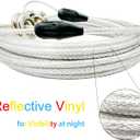 Petest 40ft Reflective Tie-Out Cable for Heavy Dogs Up to 125 Pounds