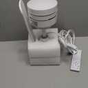 Ceiling Fans with Lights,28" LED Fan Light Hanging with Hook,Hook Type Ceiling Fan,Plug in Ceiling Fan Light,35W,3000-6500k,Remote Control,Portable Fan for Camping Bed,Patios,(White)