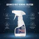 Rust Remover Spray for Metal, Powerful Rust Remover Heavy Duty Metal Cleaner, Multipurpose Rust Stain Remover for Metal, Stainless Steel, Automotive Parts, Fast Acting