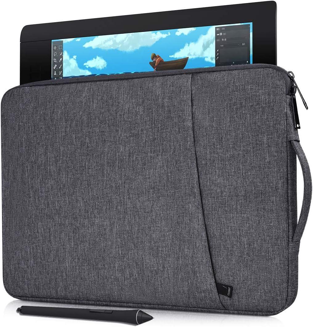Drawing Carrying Tablet Sleeve Case for Xp-Pen Artist12 / Artist 13.3 Pro 13.3 Inch,VEIKK A15, Compatible with Wacom Cintiq 13HD Bag (Space Grey)