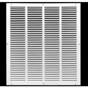 20" x 22" Return Air Grille - Sidewall and Ceiling - HVAC Vent Duct Cover Diffuser - [White] [Outer Dimensions: 21.75w X 23.75"h]