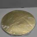 100PCS Round Paper Placemats, 13" Disposable Paper Placemats for Dining Table, Mirrored Gold Table Mats for Dining Wedding Table Decoration Home Banquet New Years Festive Party Birthday Holiday