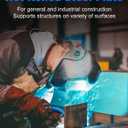 Rocaris 4 Pcs 4 X 12 X 1/4 Inch A36 Steel Plate Hot Rolled, Steel Base Plate for Construction Boards, Structure Support, Weldable Square and Industrial