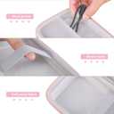 Canboc Label Maker Case for SUPVAN E10, Rose Gold, Monochrome, Label Maker Case