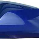 Car Side Rearview Mirror Cap Cover Trim for Toyota Camry 2018 2019 2020 2021 2022 2023 Replacement (Only FIT with Singal Light Type) (Blue, Left Diver Side)