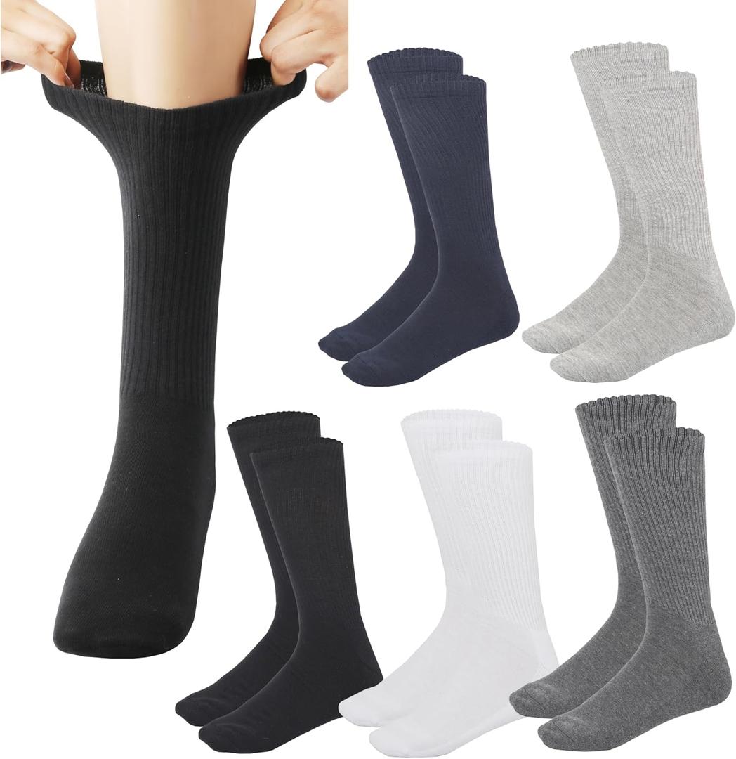 Women Cotton Crew Socks Soft Comfortable Thin And Breathable on Top Durable Double Layer Cushioned Reinforced Sole.