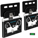 Ultra Slim TV Wall Mount Compatible with 14"-80" Flat & Frame TVs, 0.3" Micro-Gap Low Profile TV Mount, Minimalist Look, Blends Any Interior, Holds up to 100Lbs