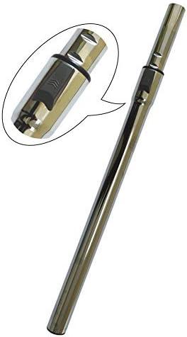 EZ SPARES 32mm(1-1/4inch) Wand for Central Vacuums with Adjustable Length 39.3 Inch, Telescopic Hose Metal Vacuum Wands Plated Chrome