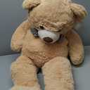 MaoGoLan Giant Teddy Bear Plush Toy - Ultra Soft & Cute Large Stuffed Animal 39 inches, Perfect for Baby Showers, Birthdays, Valentines Day Gifts (Kids, Couples, Family), Tan