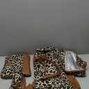 Wogarl Weekender Bags for Women Large Overnight Bag Weekend Travel Duffel Bag Carry on Shoulder with Shoe Compartment Toiletry Bag for Travel Business Gym (Brown Leopard-2)