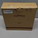 HIPPIH 2 Pack Silent Wall Clock, 10 Inch Non Ticking Quiet Digital Sweep Decorative Battery Operated Wall Clocks for Living Room Bedroom Kitchen School Office Decor, Black (With Red Second Hand)