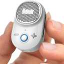 Divoom Itour-S Portable Mini Wearable Bluetooth Speaker, Big Audio and Punchy Bass,Clip-On Design, IP67 Waterproof and Dustproof,10 Hours Playtime,Speaker for Home Travel Office and Outdoors (White)